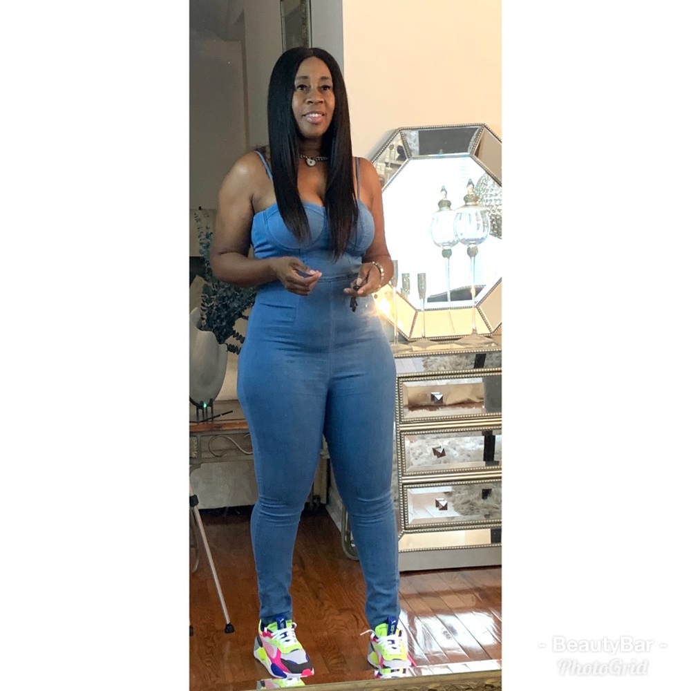 Denim Onesies- Sold Out